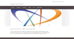Desktop Screenshot of elementum.ch